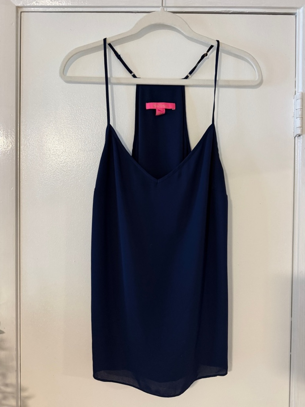 Lilly Pulitzer Navy Spaghetti Strap Cami
